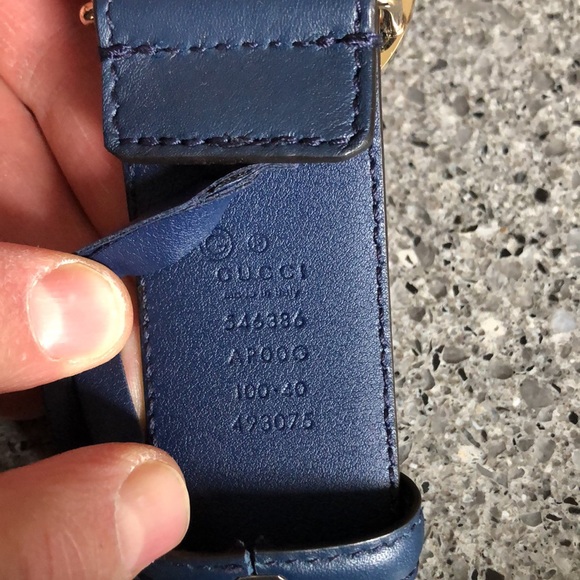 💙 Authentic Gucci leather belt - Picture 5 of 5